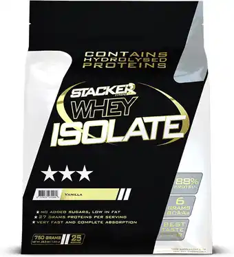 Bol.com Stacker 2 Whey Isolate 750gr - Banana aanbieding