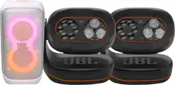 Coolblue JBL Partybox 320 Wit + 2x JBL Partylight Beam aanbieding