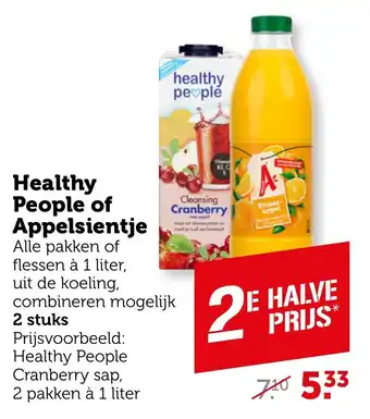 Coop Healthy People of Appelsientje aanbieding