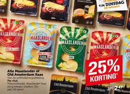 Coop Alle Maaslander of Old Amsterdam Kaas aanbieding