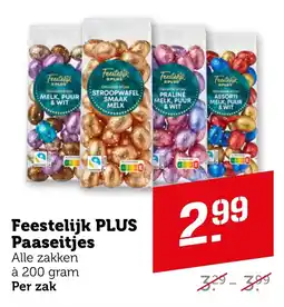 Coop Feestelijk PLUS Paaseitjes aanbieding