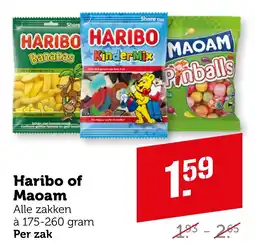 Coop Haribo of Maoam aanbieding