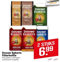 Coop Douwe Egberts Filterkoffie aanbieding