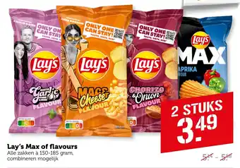 Coop Lay's Max of flavours aanbieding