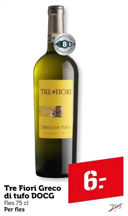 Coop Tre Fiori Greco di tufo DOCG aanbieding