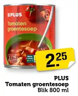 Coop PLUS Tomaten groentesoep aanbieding