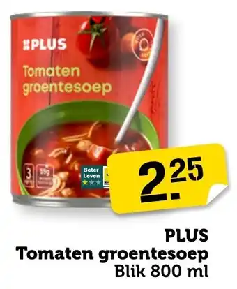 Coop PLUS Tomaten groentesoep aanbieding