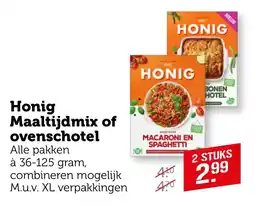 Coop Honig Maaltijdmix of ovenschotel aanbieding