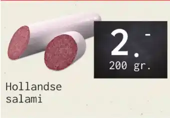 Naanhof Hollandse salami aanbieding