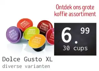 Naanhof Dolce Gusto XL aanbieding
