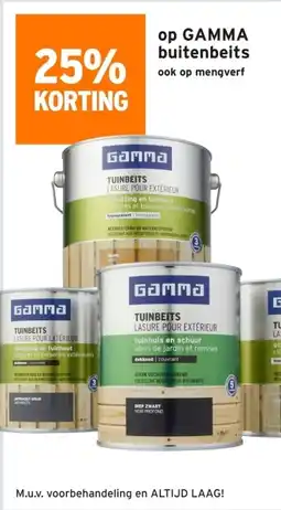 GAMMA Op GAMMA buitenbeits aanbieding