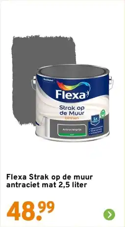 GAMMA Flexa Strak op de muur antraciet mat aanbieding