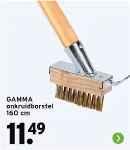 GAMMA GAMMA onkruidborstel aanbieding