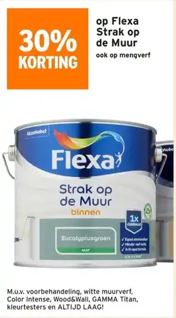 GAMMA Op Flexa Strak op de Muur aanbieding