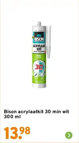 GAMMA Bison acrylaatkit 30 min wit aanbieding