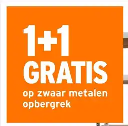 GAMMA Op zwaar metalen opbergrek aanbieding