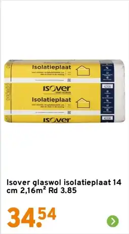 GAMMA Isover glaswol isolatieplaat aanbieding