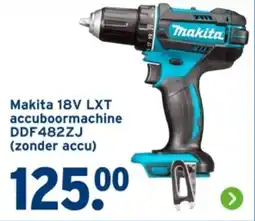 GAMMA Makita 18V LXT accuboormachine DDF482ZJ aanbieding