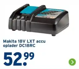 GAMMA Makita 18V LXT accu oplader DC18RC aanbieding