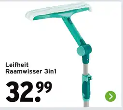 GAMMA Leifheit Raamwisser 3in1 aanbieding