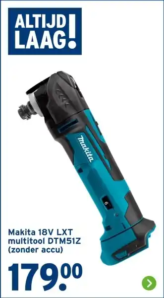 GAMMA Makita 18V LXT multitool DTM51Z aanbieding