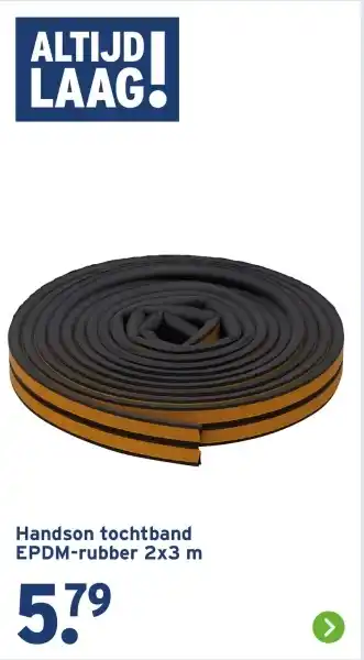 GAMMA Handson tochtband EPDM-rubber aanbieding