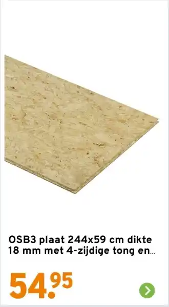 GAMMA MDF aanbieding