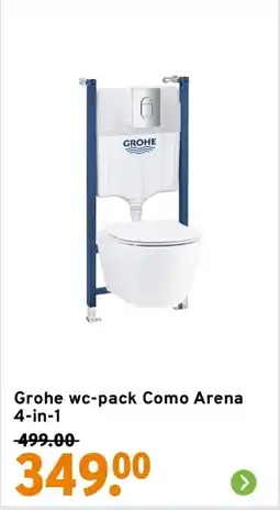 GAMMA Grohe wc-pack Como Arena 4-in-1 aanbieding