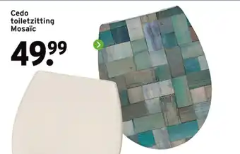 GAMMA Cedo toiletzitting Mosaic aanbieding