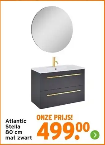 GAMMA Atlantic Stella mat zwart aanbieding