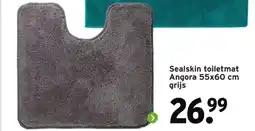 GAMMA Sealskin toiletmat Angora grijs aanbieding