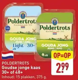 ALDI POLDERTROTS Goudse jonge kaas 30+ of 48+ aanbieding