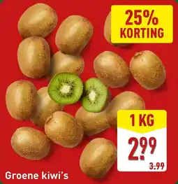 ALDI Groene kiwi's aanbieding