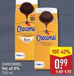 ALDI CHOCOMEL Vol of 0% aanbieding