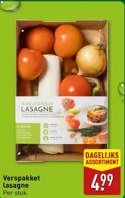 ALDI Verspakket lasagne aanbieding