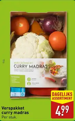 ALDI Verspakket curry madras aanbieding