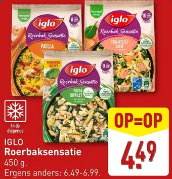 ALDI IGLO Roerbaksensatie aanbieding