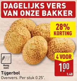 ALDI Tijgerbol aanbieding