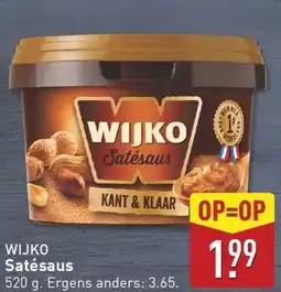 ALDI WIJKO Satésaus aanbieding