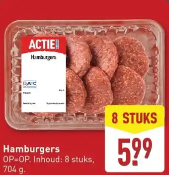 ALDI Hamburgers aanbieding