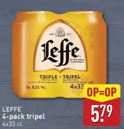 ALDI LEFFE 4-pack tripel aanbieding