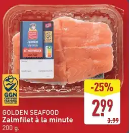 ALDI GOLDEN SEAFOOD Zalmfilet à la minute aanbieding