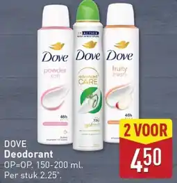 ALDI DOVE Deodorant aanbieding