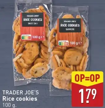 ALDI TRADER JOE'S Rice cookies aanbieding