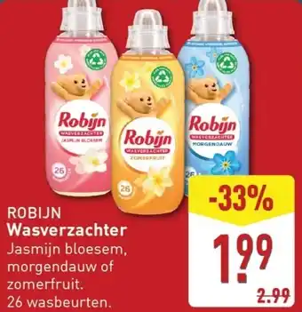 ALDI ROBIJN Wasverzachter aanbieding