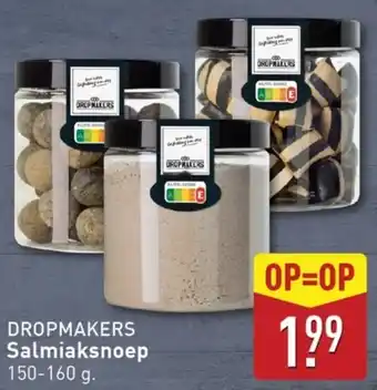 ALDI DROPMAKERS Salmiaksnoep aanbieding