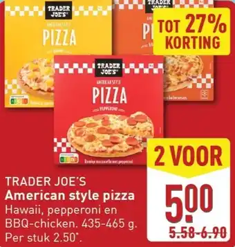 ALDI TRADER JOE'S American style pizza aanbieding