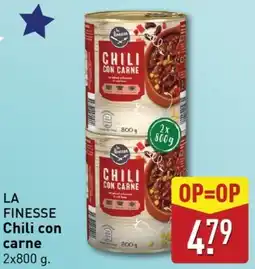 ALDI LA FINESSE Chili con carne aanbieding