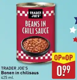 ALDI TRADER JOE'S Bonen in chilisaus aanbieding