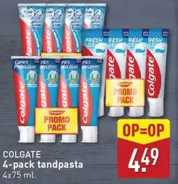 ALDI COLGATE 4-pack tandpasta aanbieding